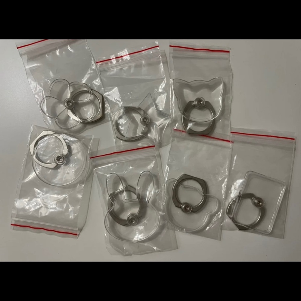 Transparent Phone Ring Holder / Grip Ring